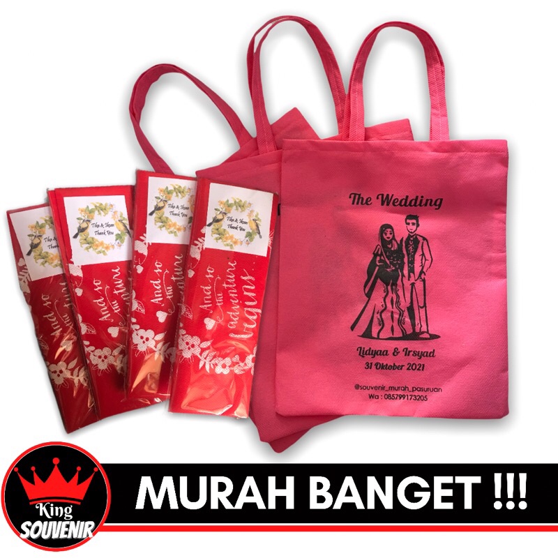 

Tas Suovenir Pernikahan/ F 20X25 Packing TC