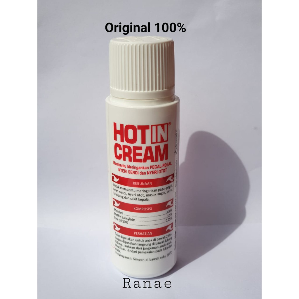 Hot In Cream 120ml (Merah) - BOTOL