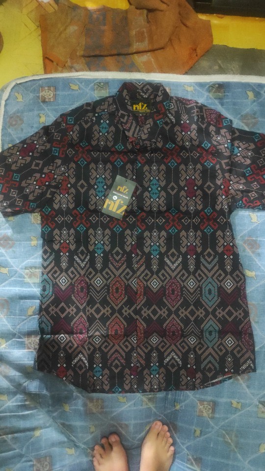 New Arrival Distro Batik Pria Bordir Sogan Hrb026 Batikaf Notoarto Batik