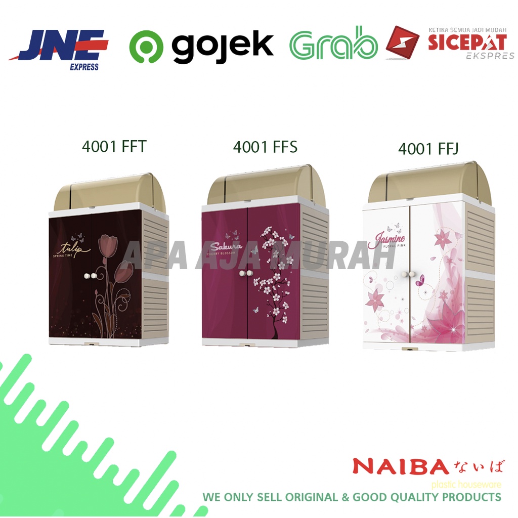 Cuci Gudang  Rak Piring Naiba 4001 / Lemari Piring Naiba 4001 / Rak Piring Naiba Murah / Lemari