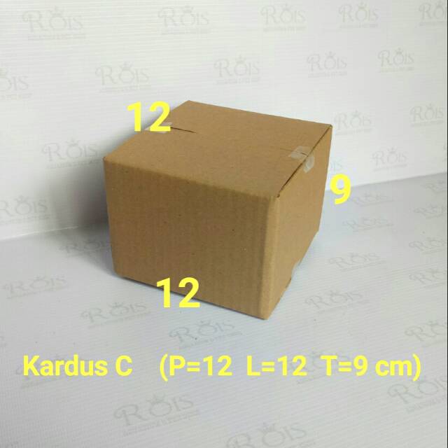 

40 pcs kardus kecil C / kardus polos / kardus packing ukuran 12x12x9cm