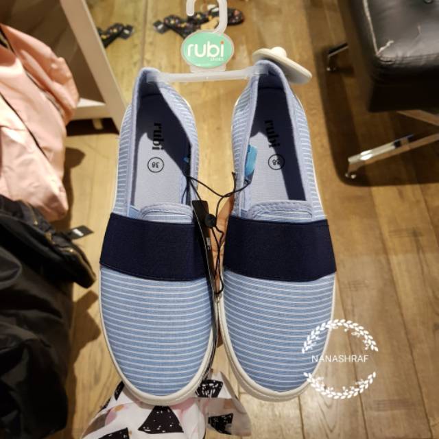 RUBI SHOES "Navy Harlow Slipon"