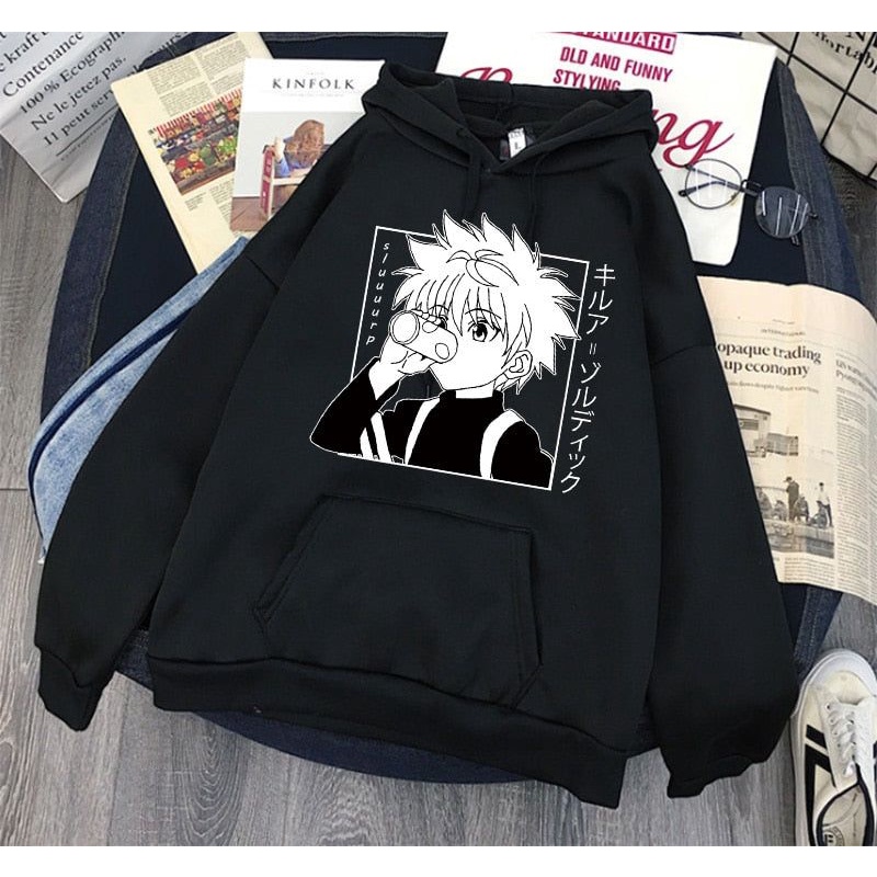 Sweater KILLUA ZOLDYCK HxH Oblong / Hoodie Anime Hunter X Hunter KILLUA ZOLDYCK Jumper