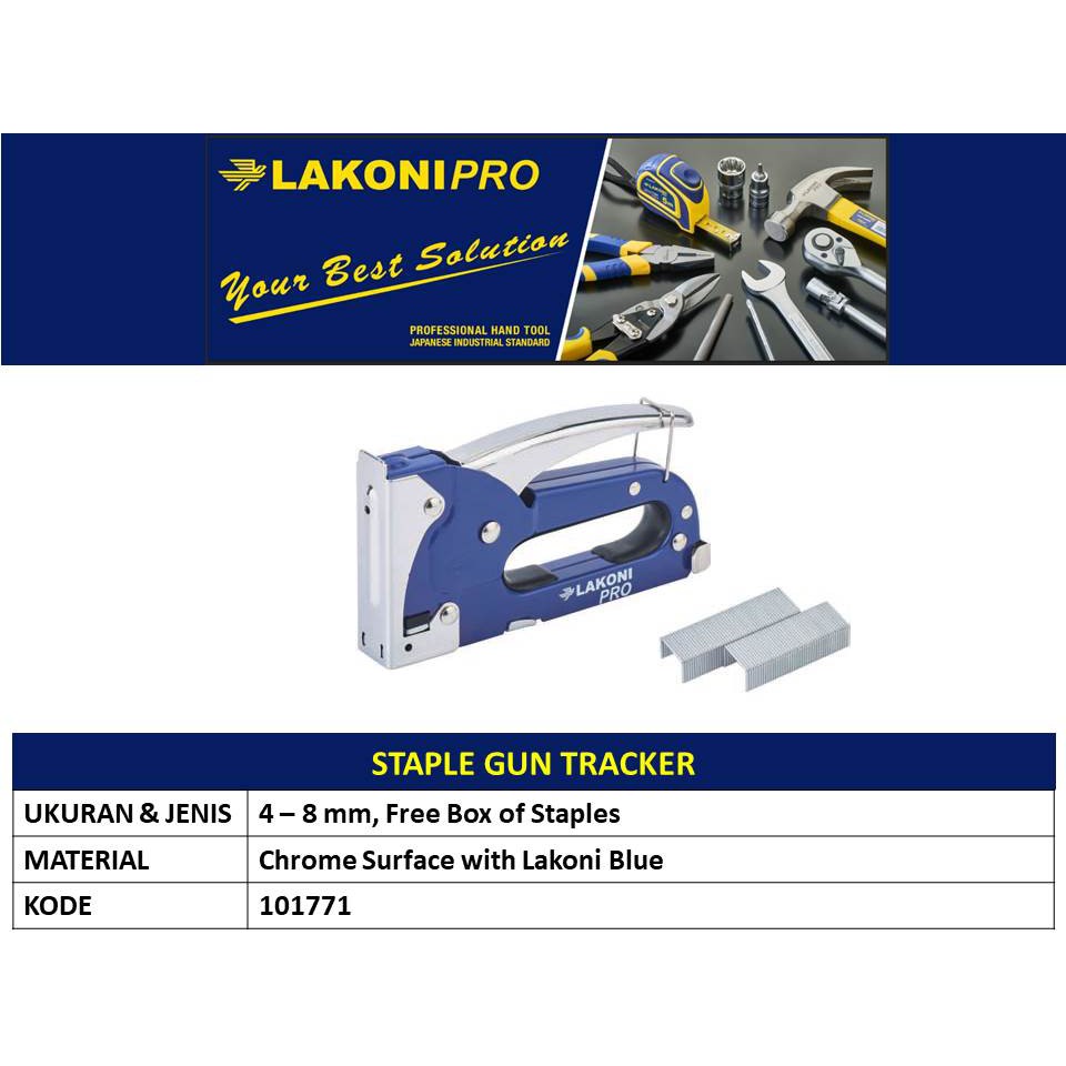 

Staple Gun Lakoni Pro Gratis isi staples