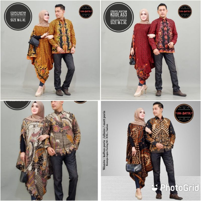 Kemeja Couple Batik Terbaru Batik Couple Batik Sarimbit Couple Kaftan Batik Seragam Batik Terlaris