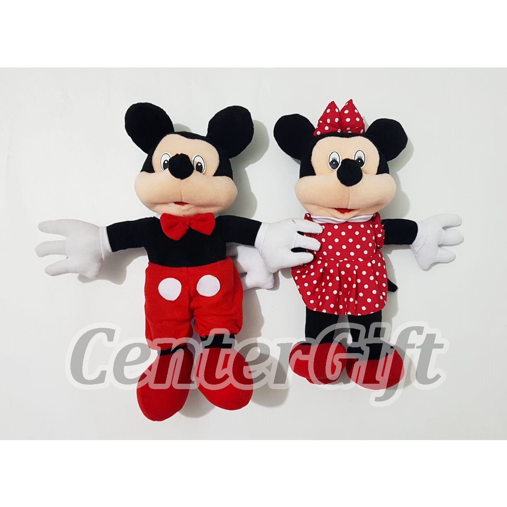 Boneka Mickey Mouse Minnie Mouse Ukuran Sedang 40CM