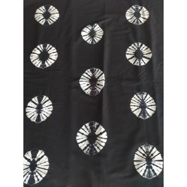 Kain Shibori Handmade Hitam