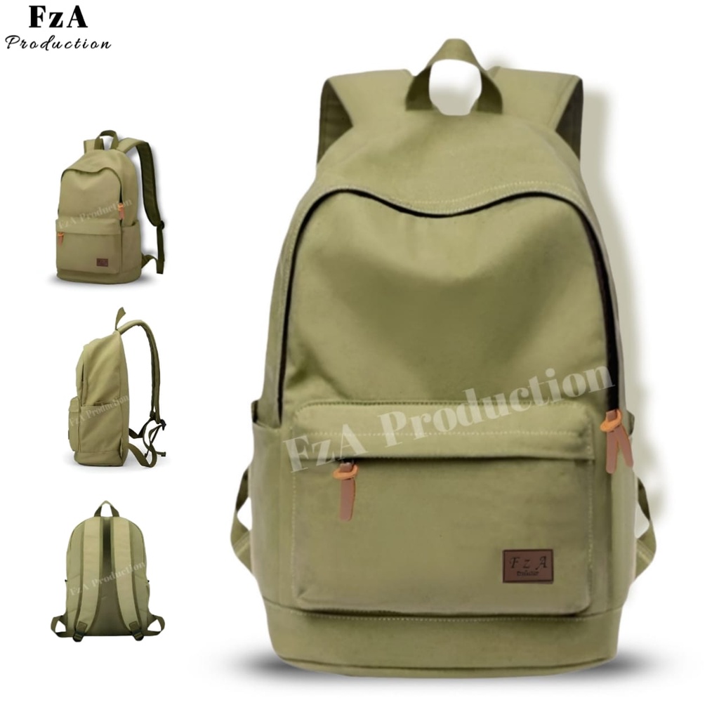 FzA Official - Tas Ransel Punggung Distro Casual Pria Wanita / Tas Ransel Laptop Backpack Original - BRWQS