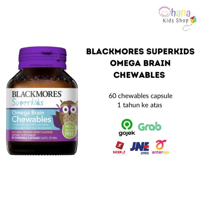 Blackmores Superkids Omega Brain Chewables Lc