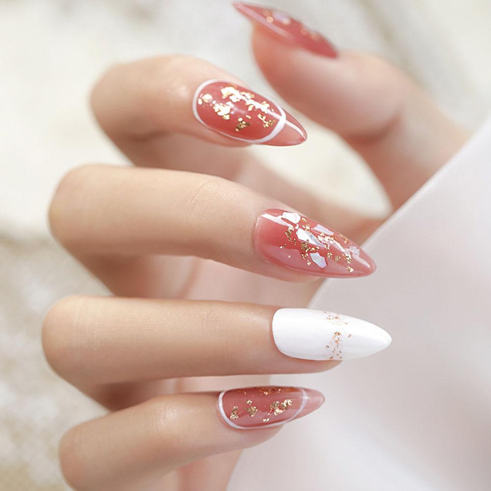 Agustina Kertas Aluminium Foil Tidak Teratur Ultra-Tipis 3D Dekorasi Kuku Manicure Tools Sequin