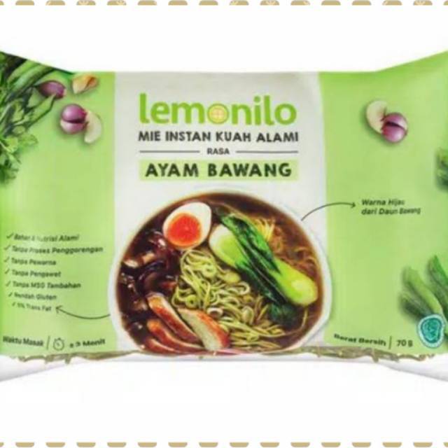 

LEMONILO MIE (Mie sehat 70gr)