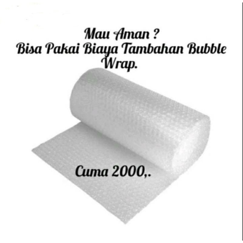 

Bubble wrap untuk tambahan packing