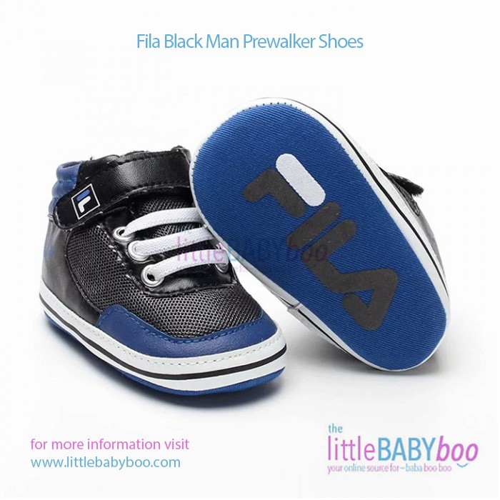 Fila Black Man Prewalker Shoes