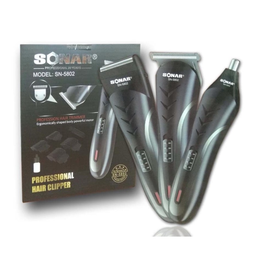 Promo Terbaru!!! Alat Cukur Rambut Sonar SN -5802 3 in 1 Lengkap Harga Murah Berkualitas Original