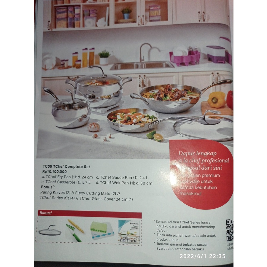 TUPPERWARE TCHEF COMPLETE SET - COOKWARE COMPLETE SET