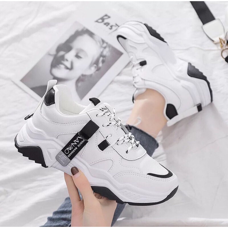 3.3 SALE SEPATU SNEAKERS TALI WANITA KOREA WANWOO 08 TERLARIS TERMURAH-1