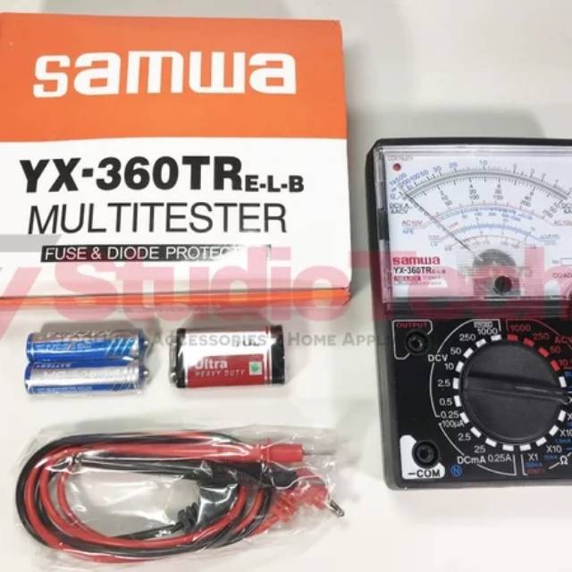 SAMWA MULTITESTER AVOMETER ANALOG YX 360 TR ELB