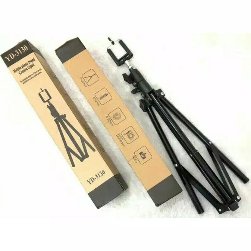 Tripod Handphone 3130/3118  Stand Universal HP dan Kamera Free Holder U Bahan Besi