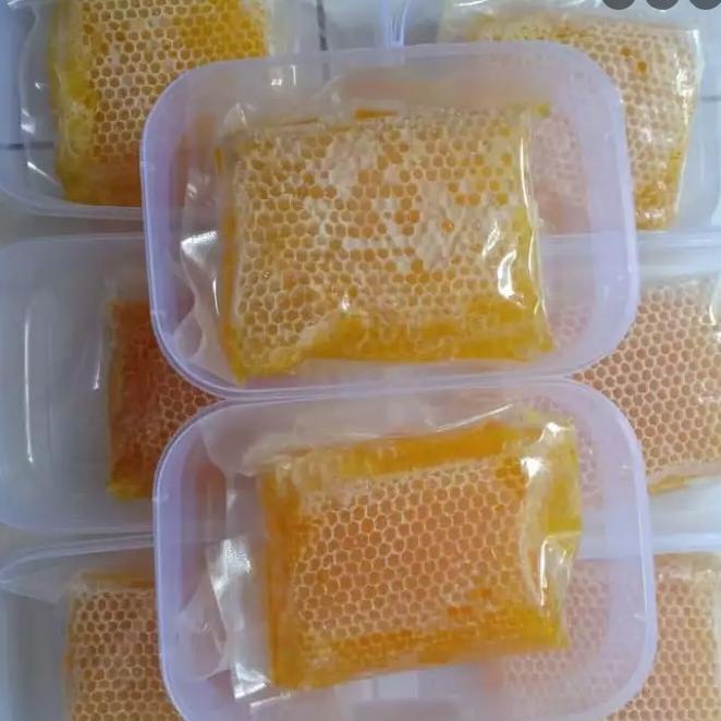 

N-IYY} ♫♪} Madu Sarang 250GRAM / Honey Comb 100% Asli Melifera Raw Honey |siap dikirim}