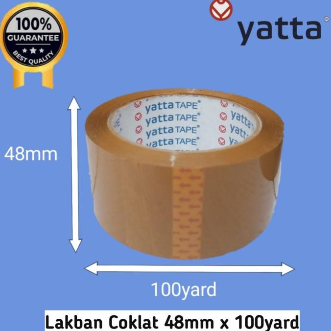 

Lakban Yatta Tape/Merah/Bening 100 Yard (Dust @ 72 Roll) CUCI GUDANG