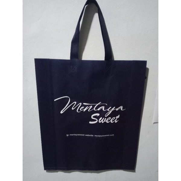 TAS SPUNBON SABLON COUTOM 38X45 TAS UNTUK SEMBAKO TASYAKURAN PROMOSI TOKO OFLEN ONLEN