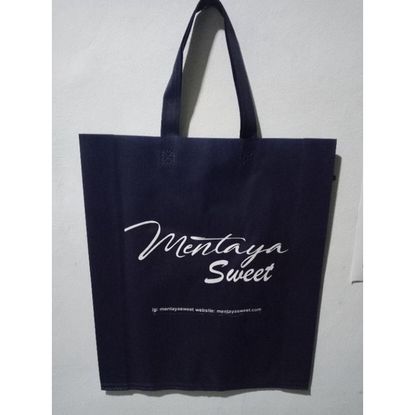 Spunbon sablon goodybag custom 38×45×10