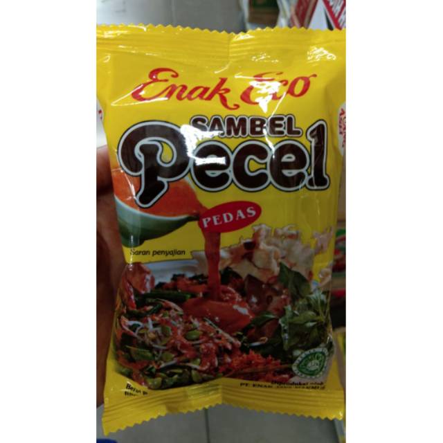 

Enak eco sambal pecel pedas 185gr