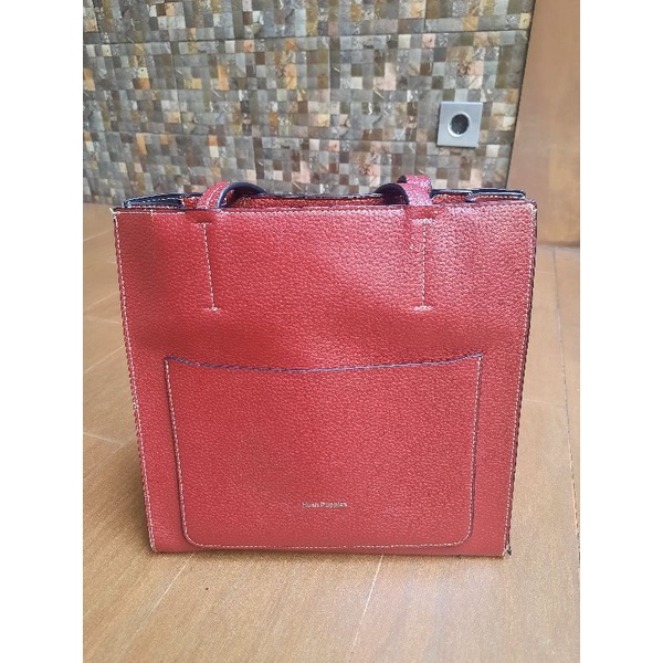 Hush Puppies - Tas Wanita Merah Maroon Red Handbag