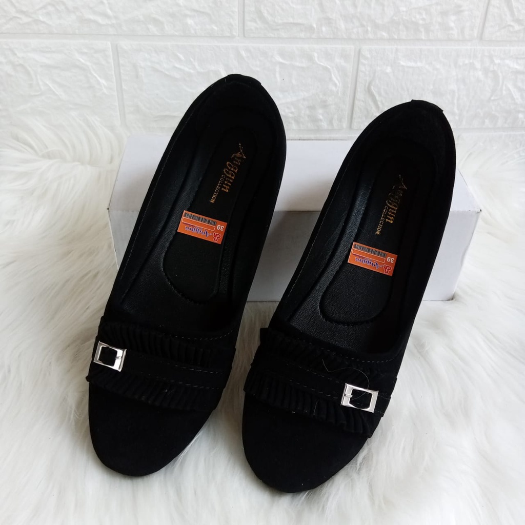 flatshoes wanita terbaru sepatu balet wanita murah simple elegan variasi rempel gesper