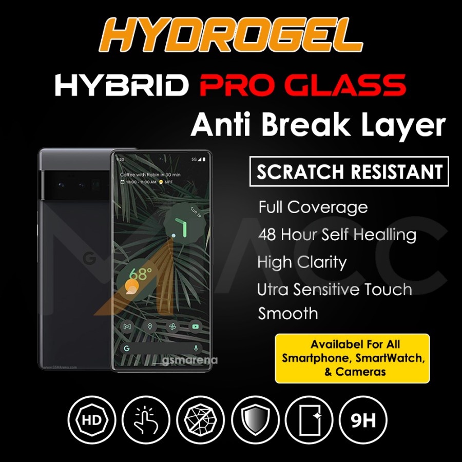 Premium Anti Gores Hydrogel Spyro Google Pixel 6 Pro Screen Guard