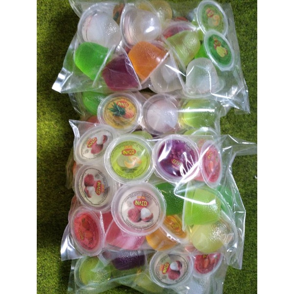 

Inaco Jelly Mix Fruit Dengan Nata de Coco Repack 250gr.