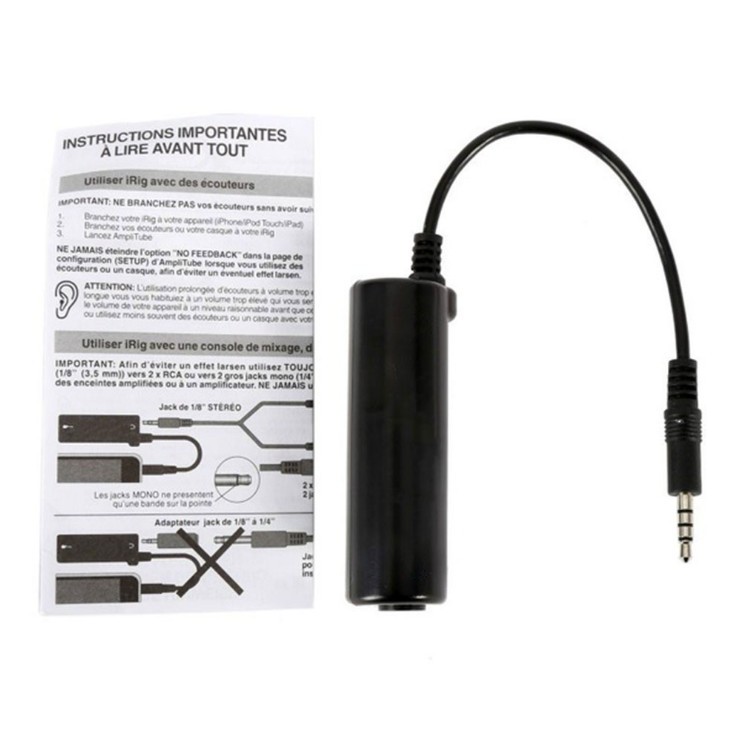 Irig Amplitube Guitar Interface Adapter For Ios Android Irig Gitar Shopee Indonesia