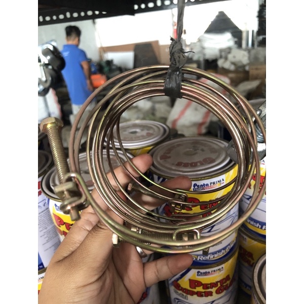 klem selang 16mm selang 1/4 klem kawat besi kuningan