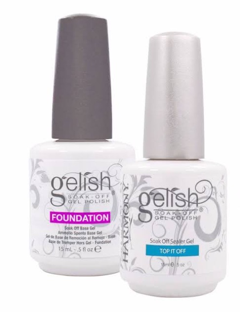 GELISH Top it off &amp; Gelish fondation Gelish PH BOND  15ml