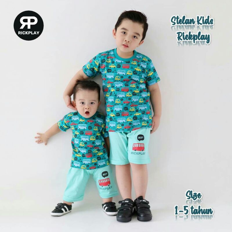 Baju Setelan Anak Rickplay Baju Anak  Cowok Baju Anak Cewek