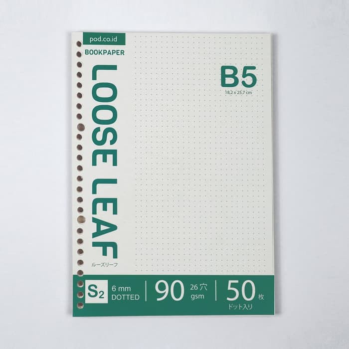 

Terlaris Bookpaper B5 Loose Leaf - DOTTED by Bukuqu Keren