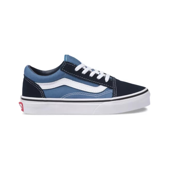 NEW Sepatu Anak Vans Oldskool Trendi Sepatu Sneakers Pria Wanita Blue Black