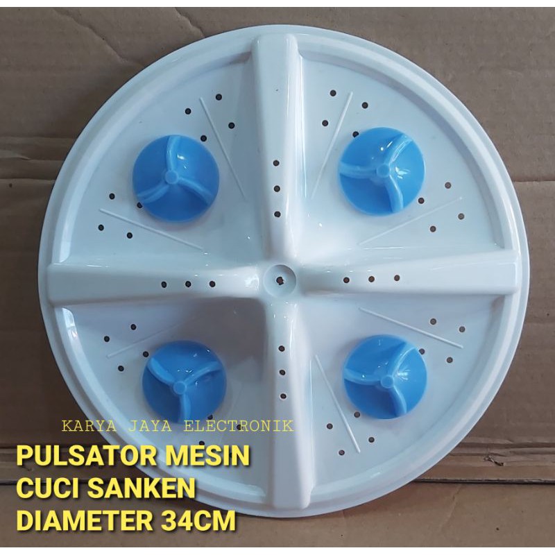 Pulsator mesin cuci sanken As kotak 34cm