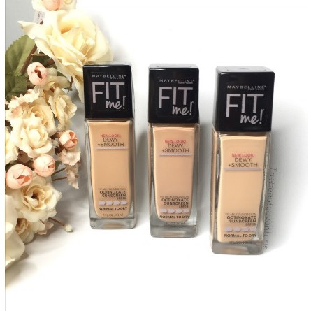Maybelline fit me dewy smooth foundation