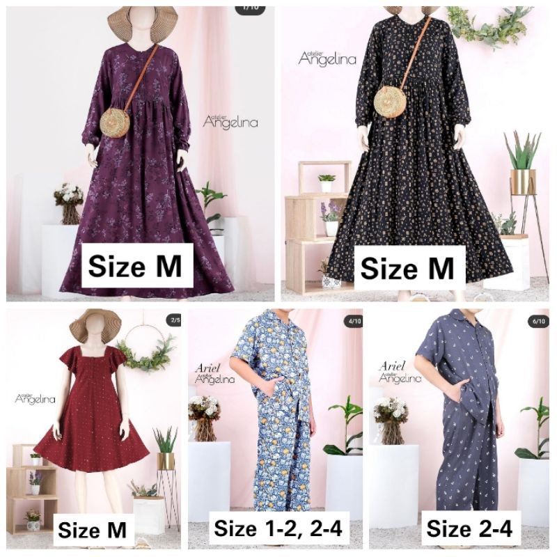 Sarah Dress Winter Floral by Atelier Angelina