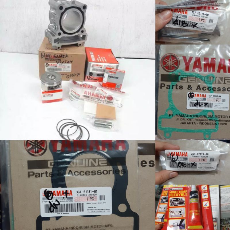 paket lengkap blok seher vixion lama / vixion new original ori YGP