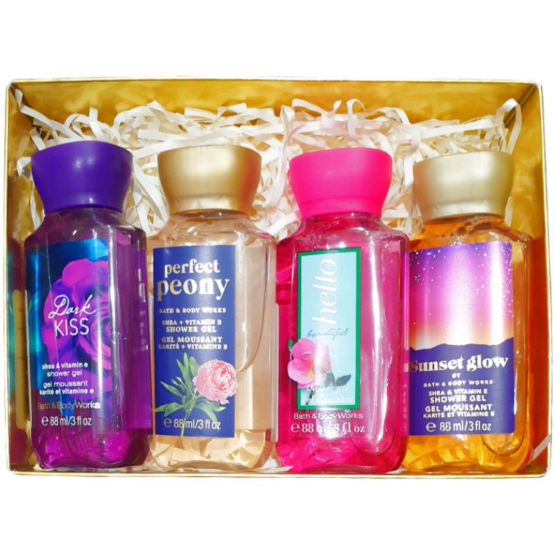 BATH &amp; BODY WORKS BBW PAKET TRAVEL SIZE MIST SHOWER GEL BODY LOTION BODY CREAM WITH BOX HEMAT SUPER MURAH LEBAY HAMPERS KADO HADIAH HARI RAYA IBU NATAL ULANG TAHUN BIRTHDAY VALENTINE SESERAHAN NATAL CHRISTMAS LENGKAP A THOUSAND WISHES WARM VANILLA SUGAR