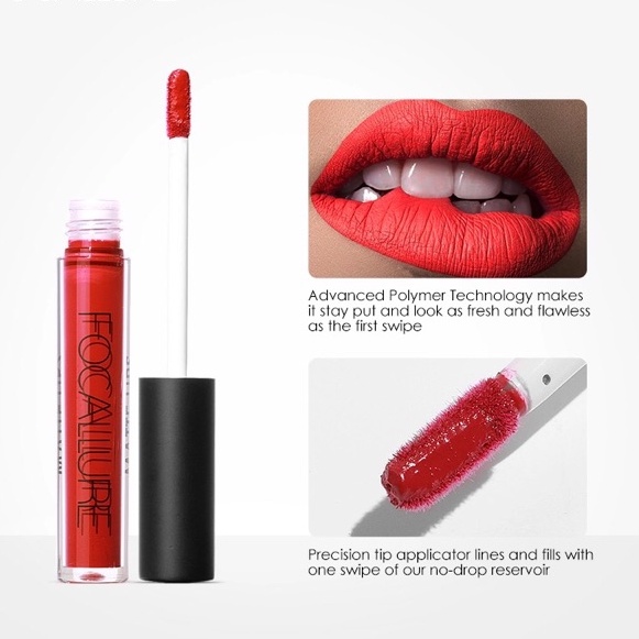 (READY &amp; ORI!) FOCALLURE 15 Colors Lip Matte Liquid Lipstick / Ultra Chic 15 Warna FA24