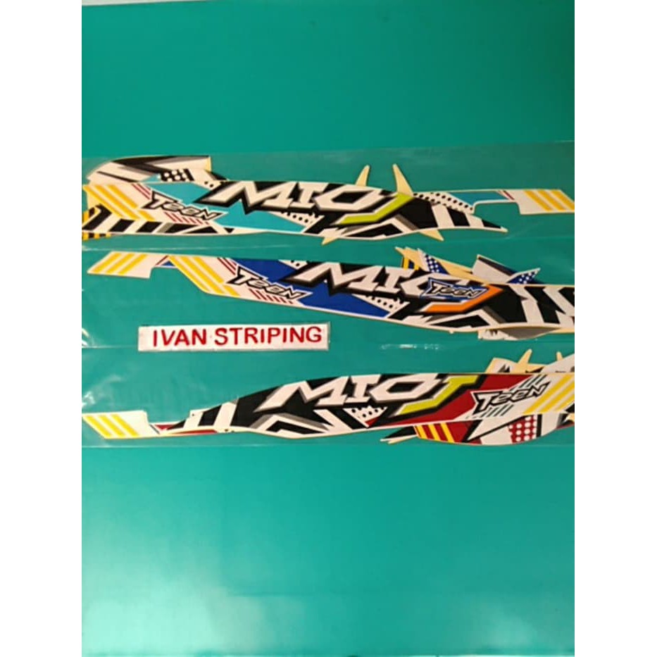 stiker / striping motor mio j teen 2013