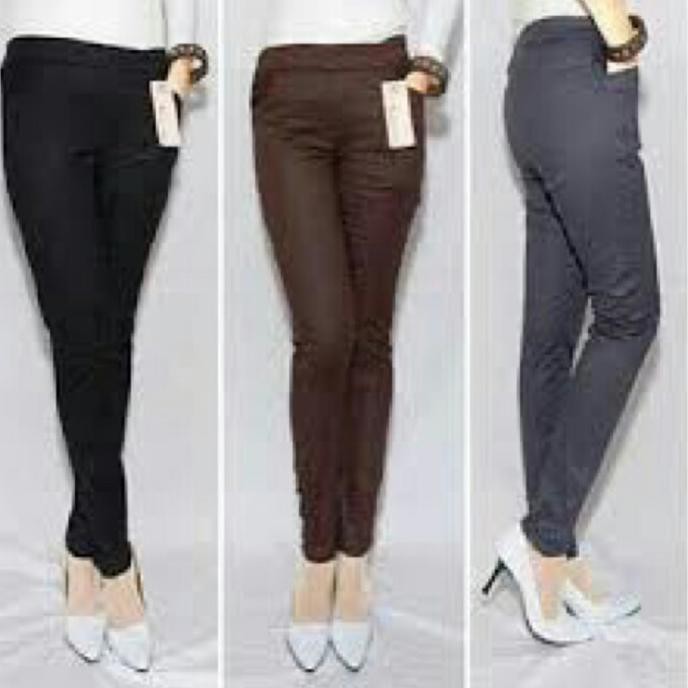 DISKON GROSIR Celana katun stretch wanita - celana kantor