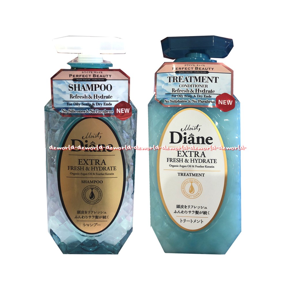 Diane Extra Fresh &amp; Hydrate Shampoo 450ml Shampo