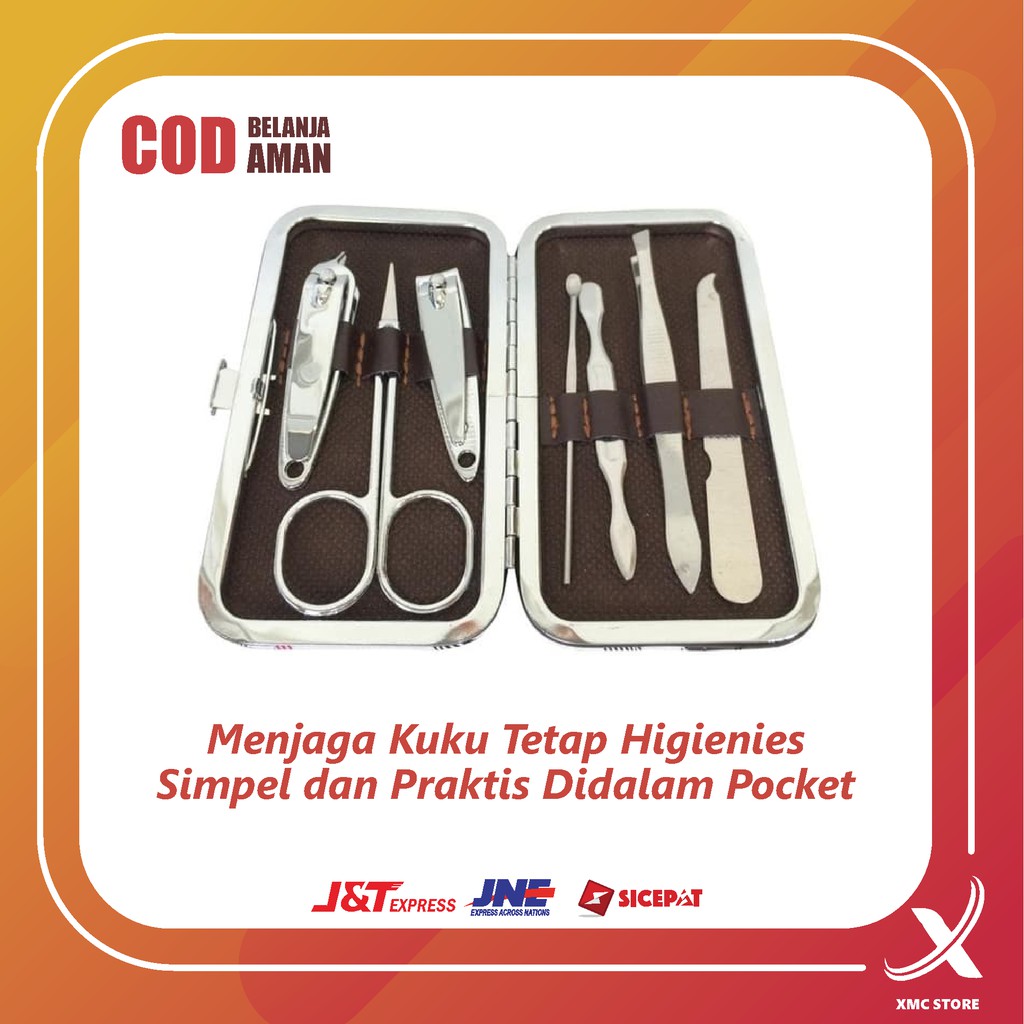 Jual Alat Manicure Pedicure Set 7 in 1 / Alat Menipedi Kuku Tangan dan