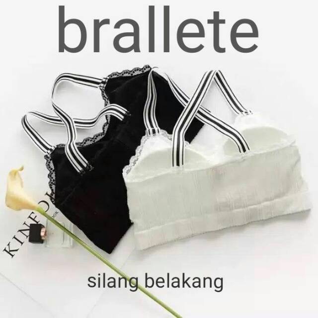 BRA SPORT BRALETTE IMPORT PREMIUM SILANG BELAKANG 2205