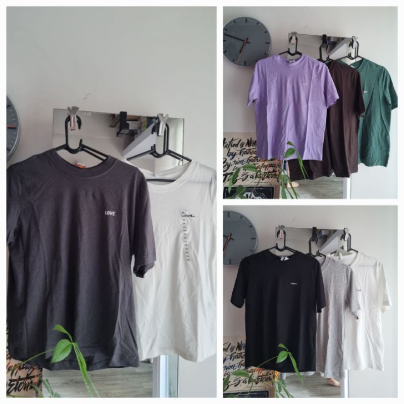 H&M Tshirt/ Kaos Hm / Kaos Wanita Murah