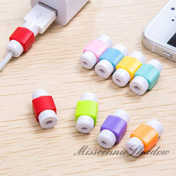 5pcs Pelindung Kabel Data/Charger Usb Untuk Iphone/Samsung/Oppo/Vivo/Xiaomi